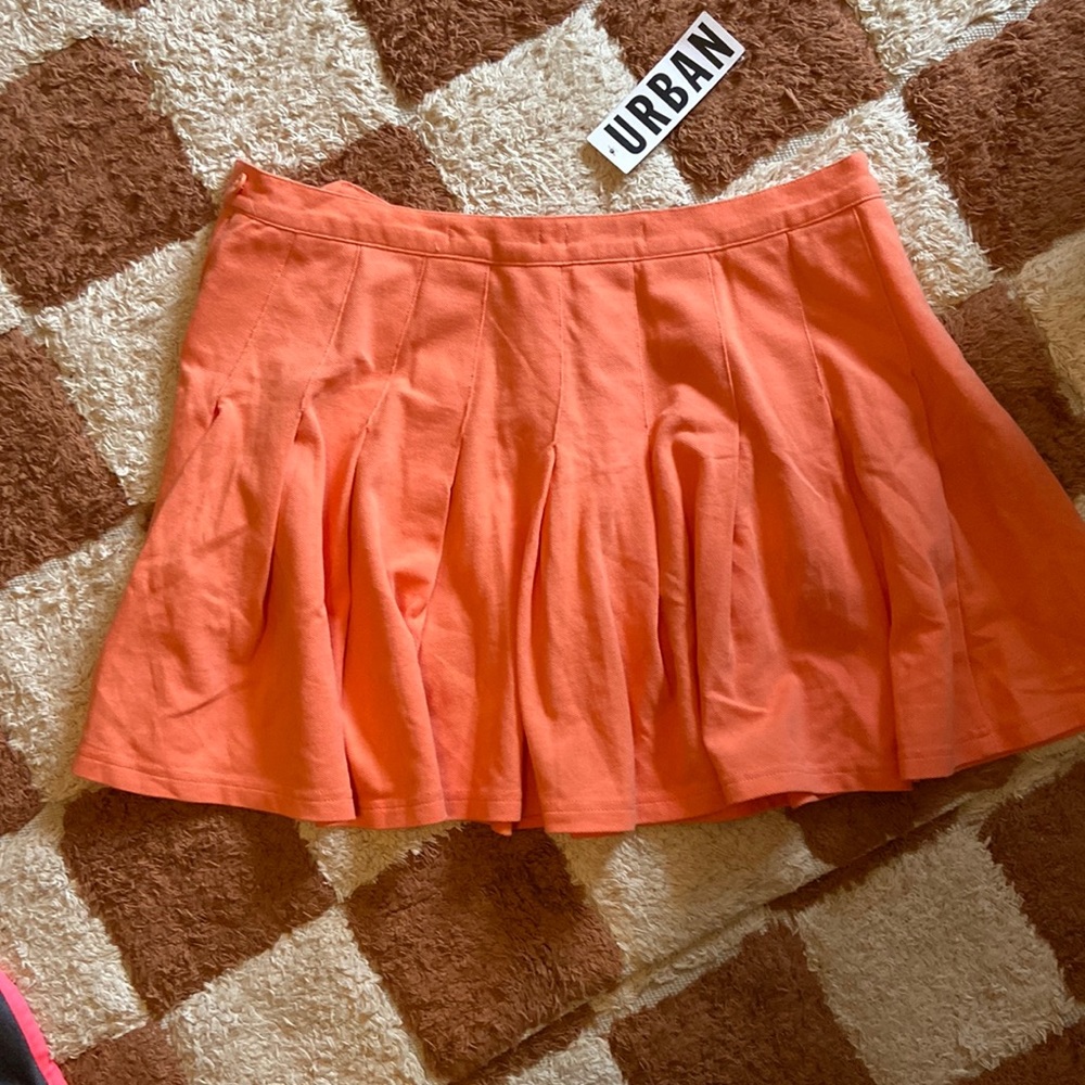 UO COTTON TENNIS SKIRT